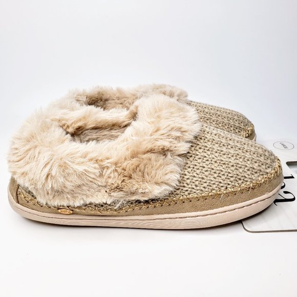 Kooba Shoes Nwt Kooba Knitted Furry Ankle House Slippers M Poshmark